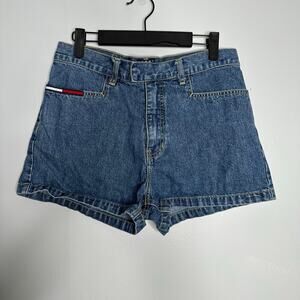 Tommy Hilfiger Women's‎ Vintage 90's Y2K High Rise 2" Inseam Denim Shorts Size 7
